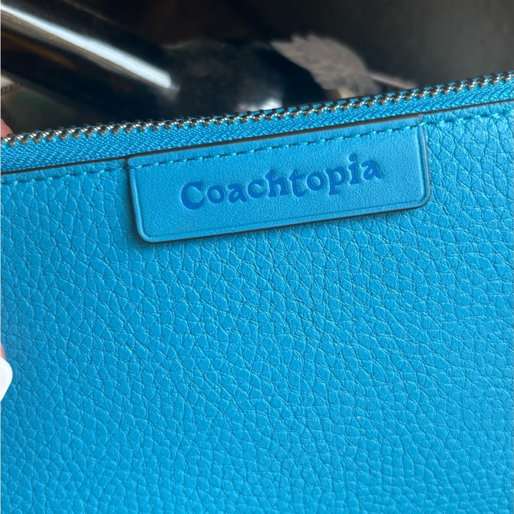 Authentic CoachTopia Orange Leather zip curved Shoulder Bag - Picture 11 of 15
